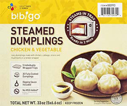 181116cj bibigo steamed dumplings