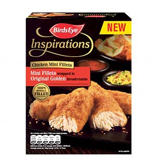 Birds Eye INSPIRATIONS 6 Mini Fillet Chicken Strips 300g