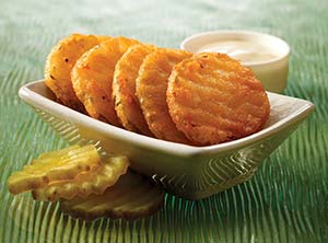 Breaded Pickle Wheels