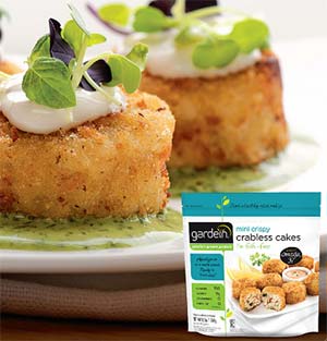 Gardein mini crispy crabless cakes