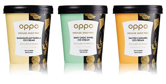 Oppo ice cream tubs