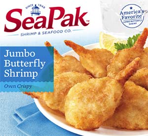 SeaPak jumbo butterfly shrimp