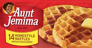 aunt jemima homestyle waffles