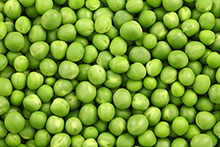 peas content