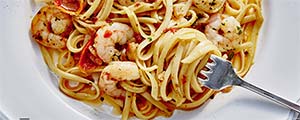 prawn linguini